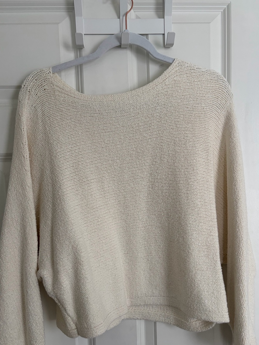 Abercrombie Cream Women's Knit Sweater